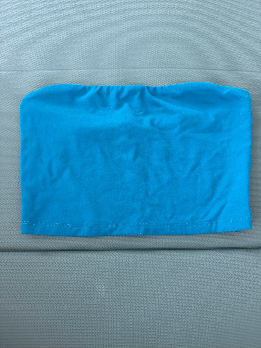 Susana Monaco Teal Strapless Crop tubeTop